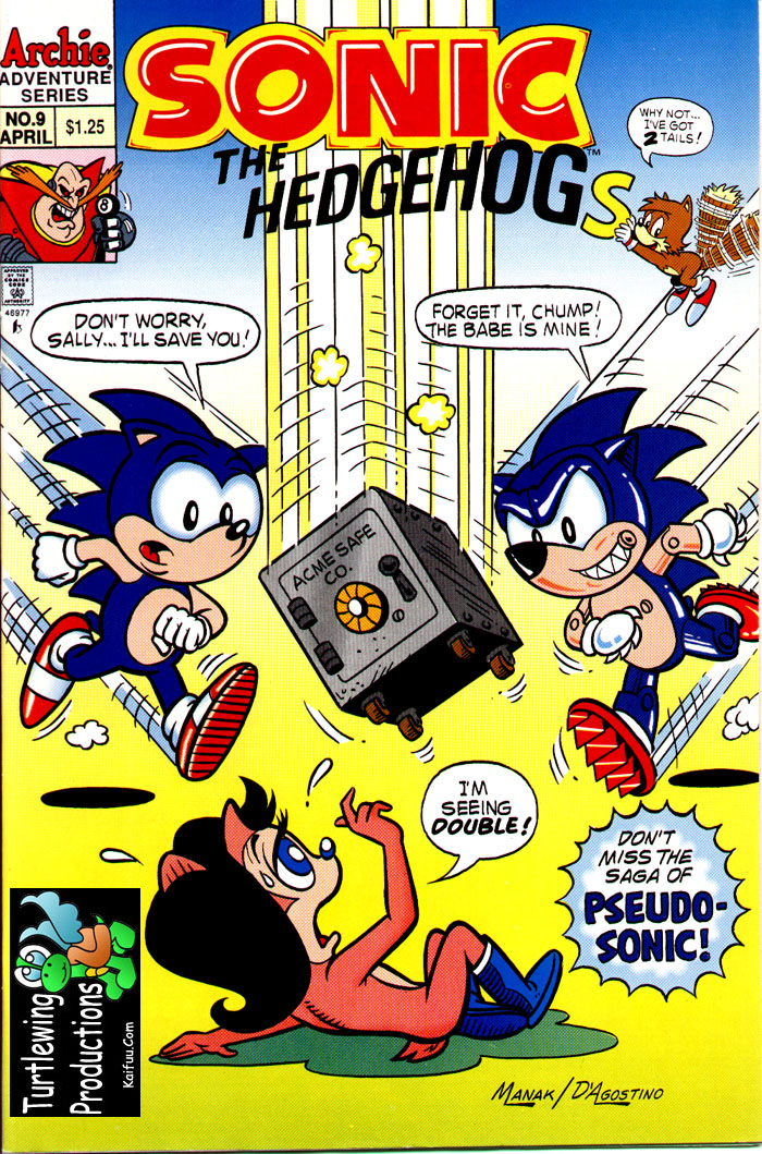Sonic - Archie Adventure Series April 1994 Comic cover page